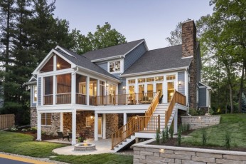 Rear Exterior.  Photo by Joshua Caldwell, Build by Meadowlark
